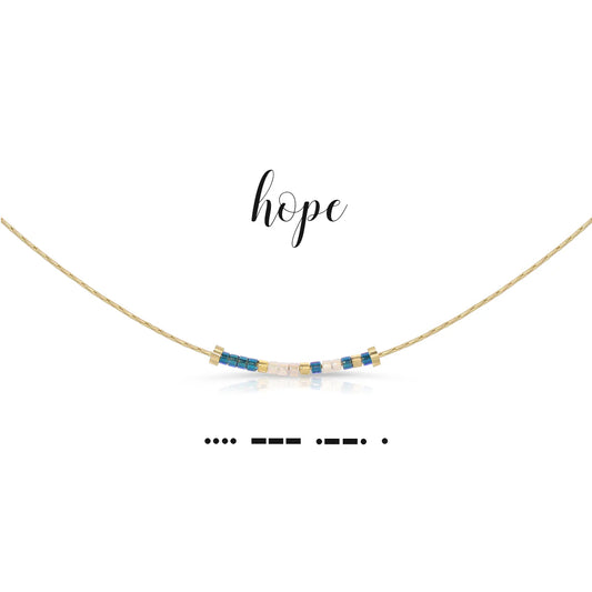 Dot & Dash Hope Necklace