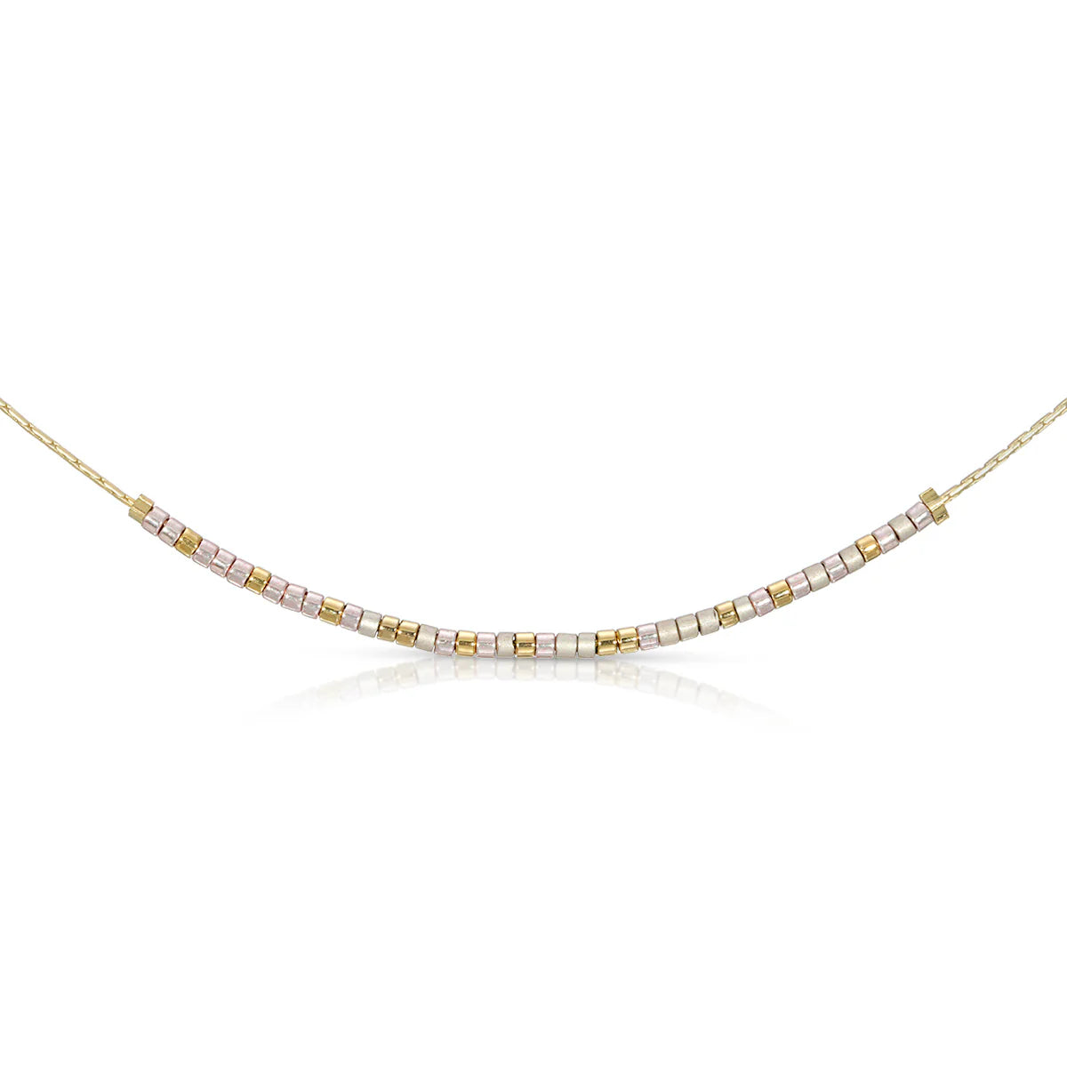 Dot & Dash Moon and Back Necklace