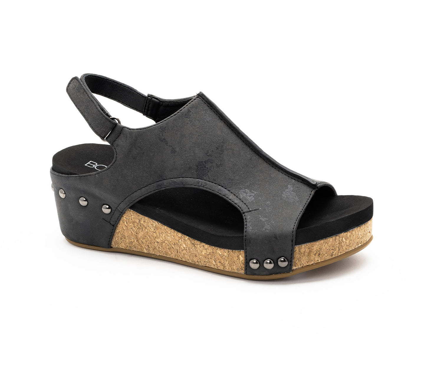 Corkys Volta II Wedge in Black Metallic