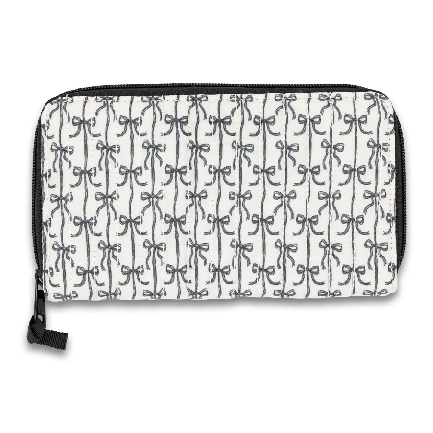 Simply Southern Quilted Black Bow Wallet
