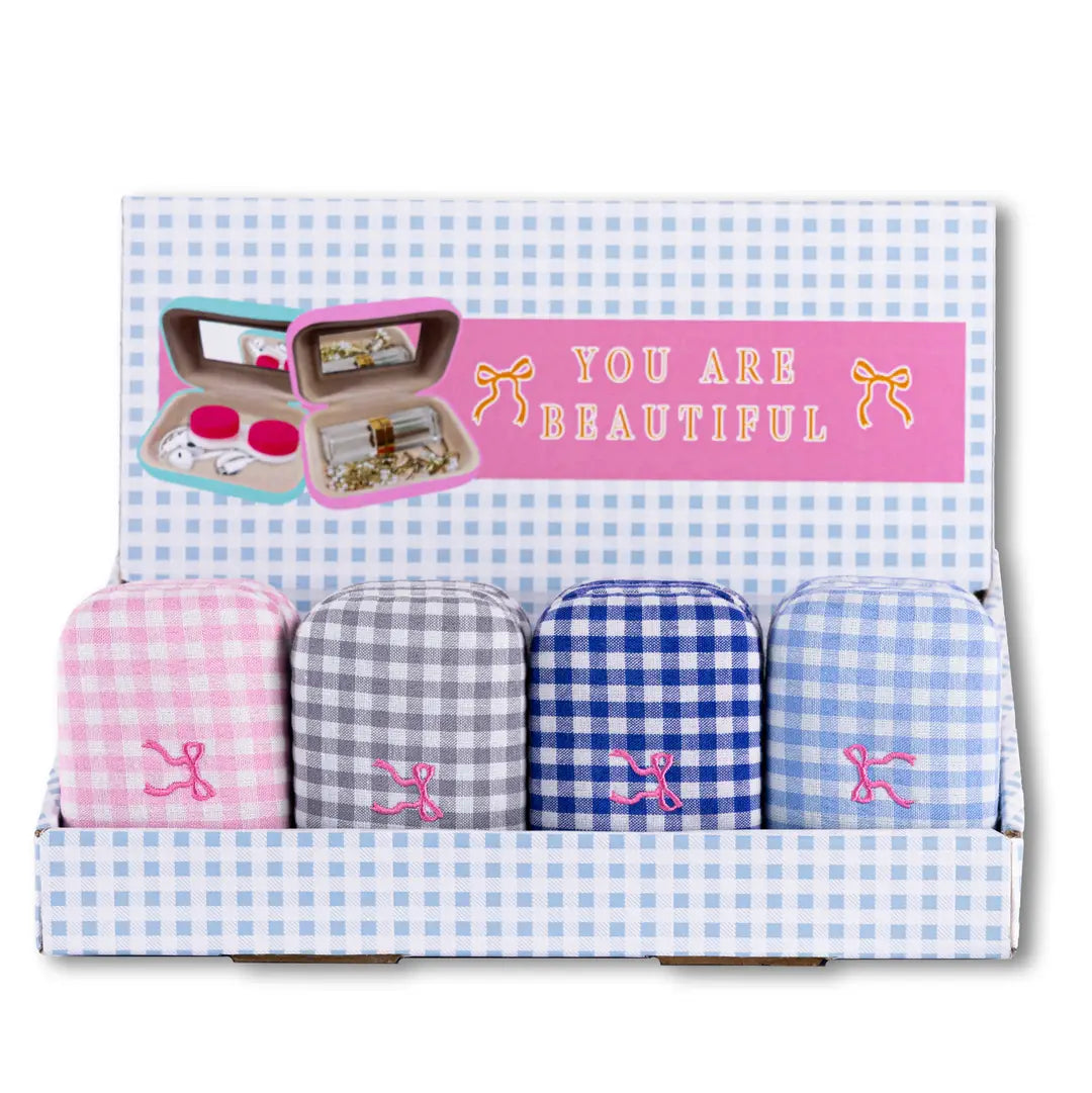 Simply Southern Gingham Small Travel Case