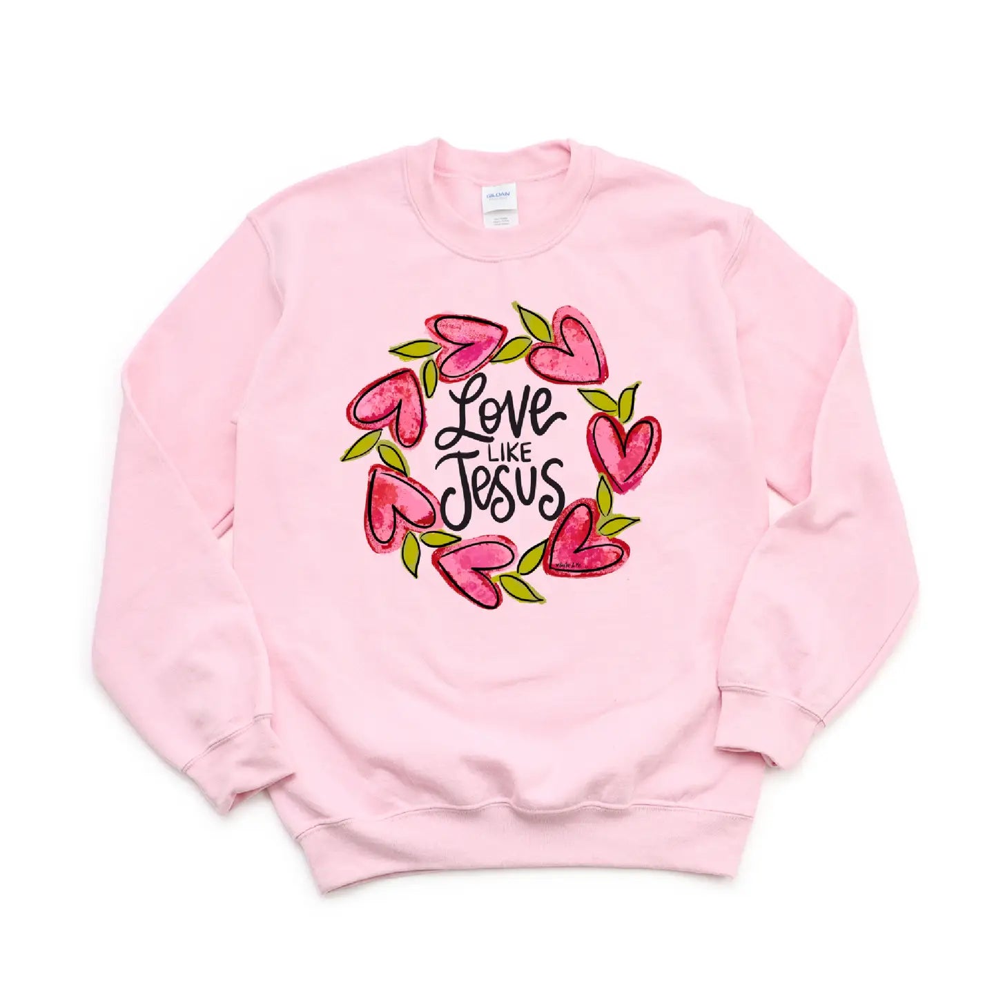 Love Like Jesus Heart Vine Sweatshirt - Baxter and Me