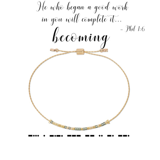 Dot & Dash Becoming Bracelet