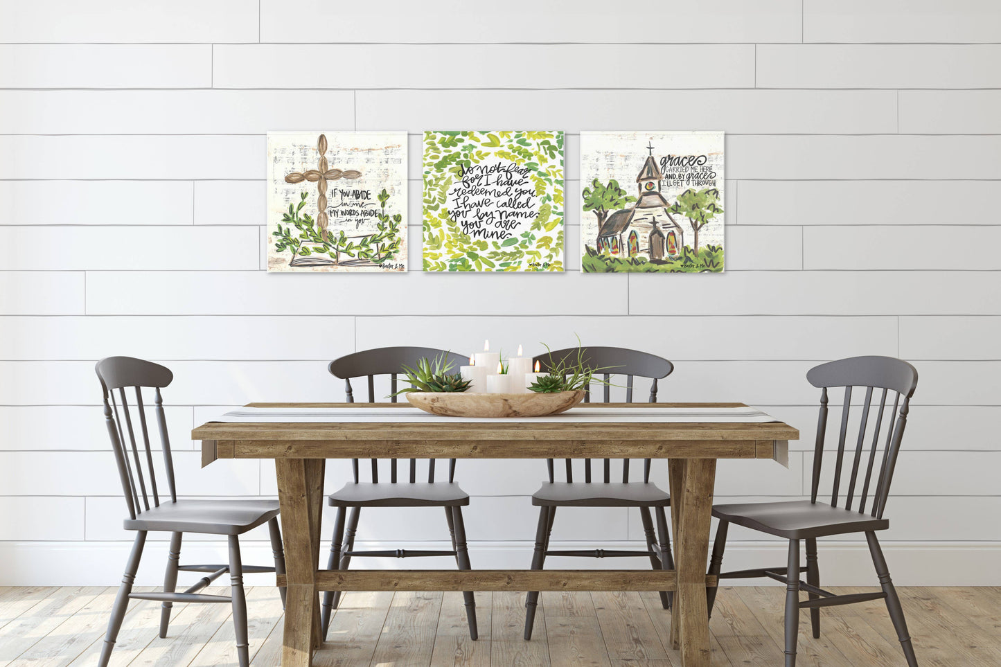 Grace Carried Me - Wrapped Canvas