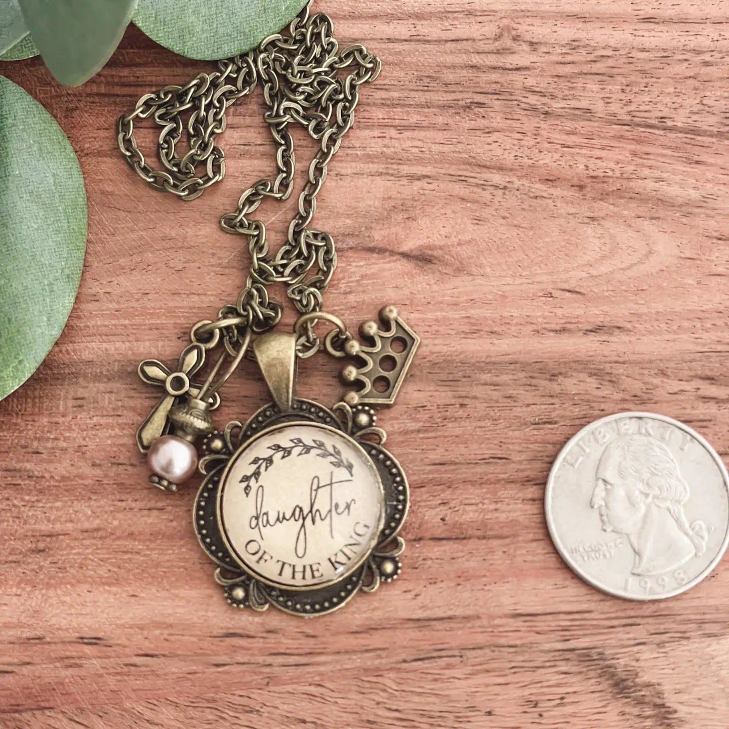 Daughter of the King Handmade Pendant Necklace