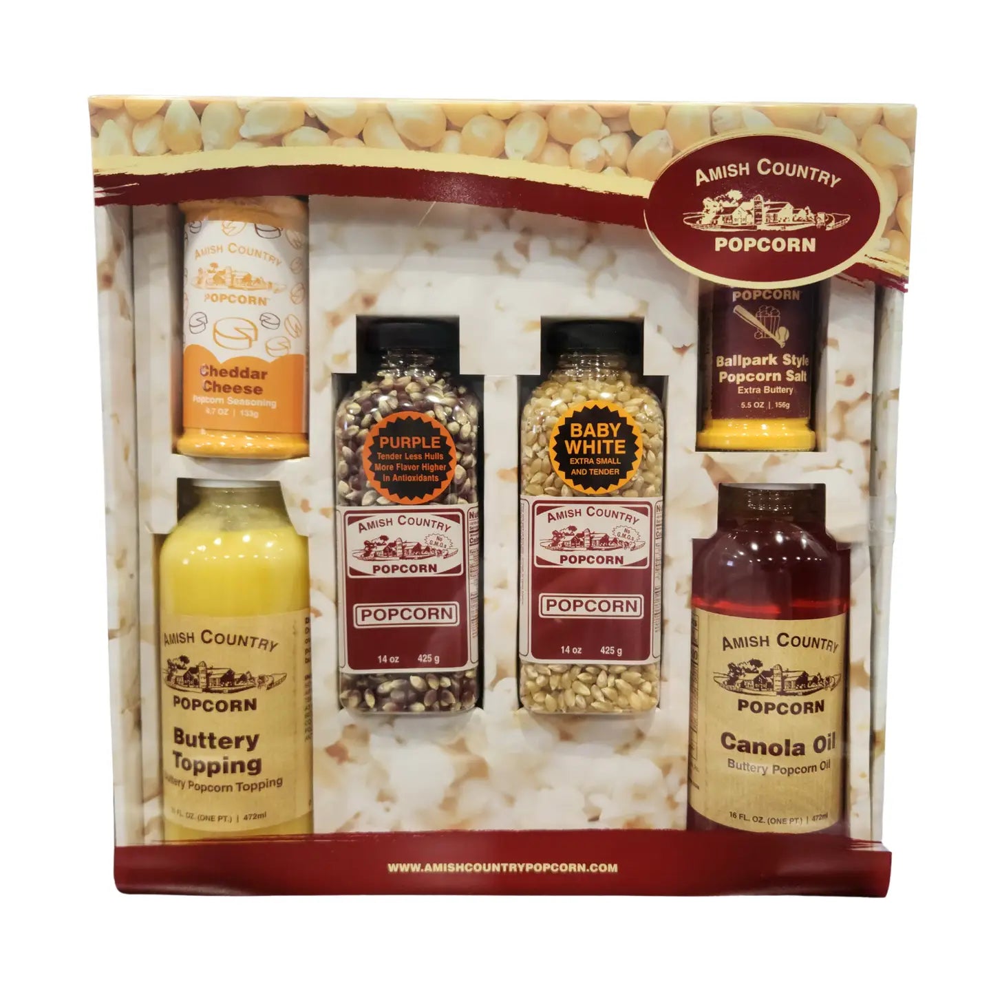Amish Country All in One Popcorn Gift Box