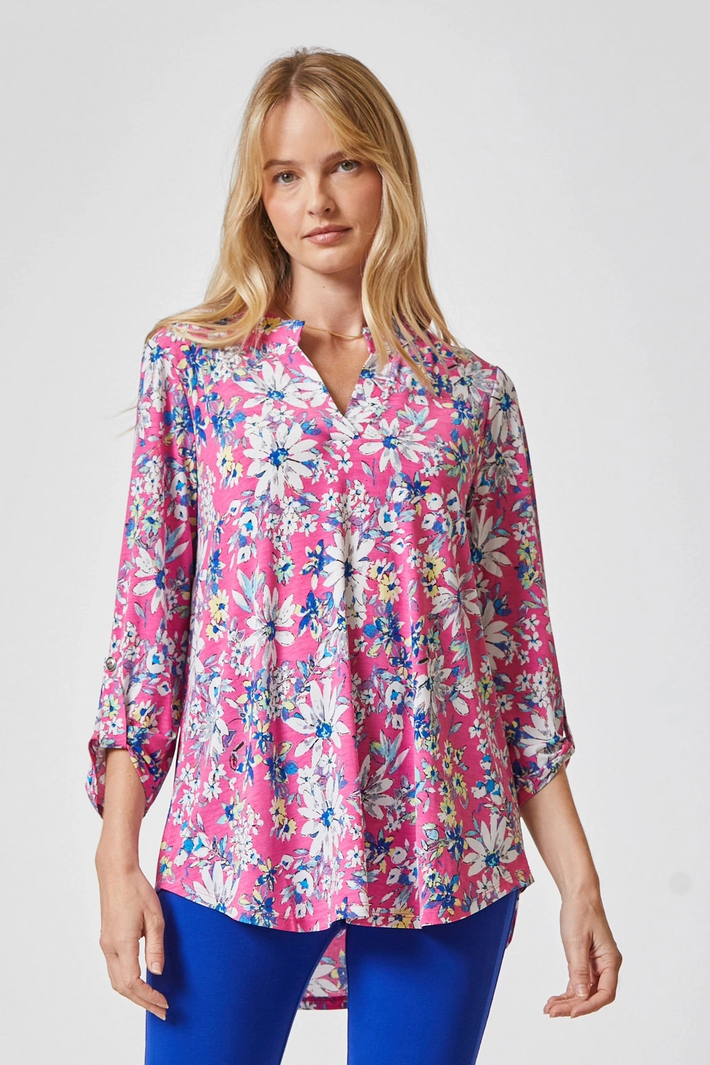 Dear Scarlett 3/4 Sleeve Lizzy - Magenta