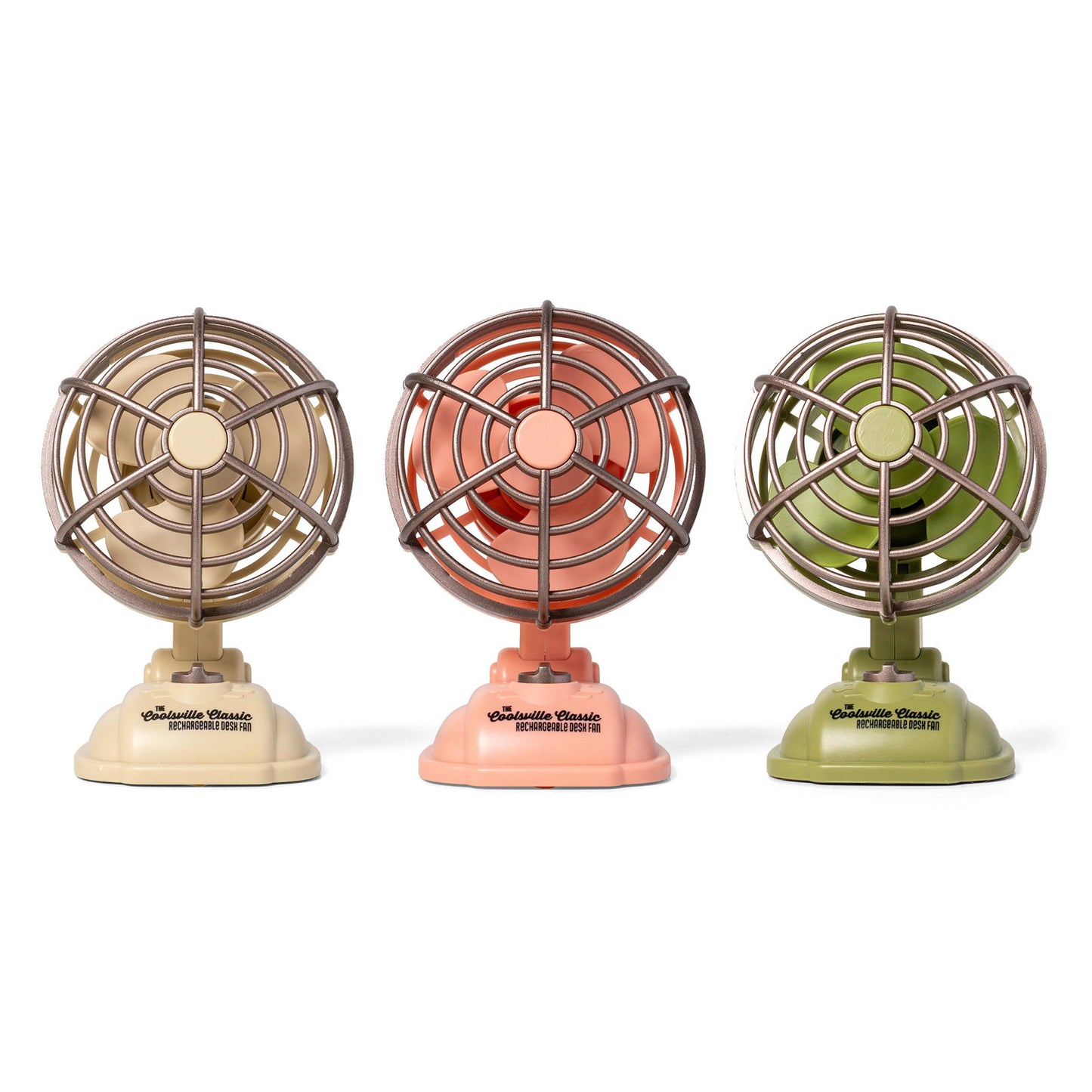Modern Monkey The Coolsville Classic Rechargeable Desk Fan