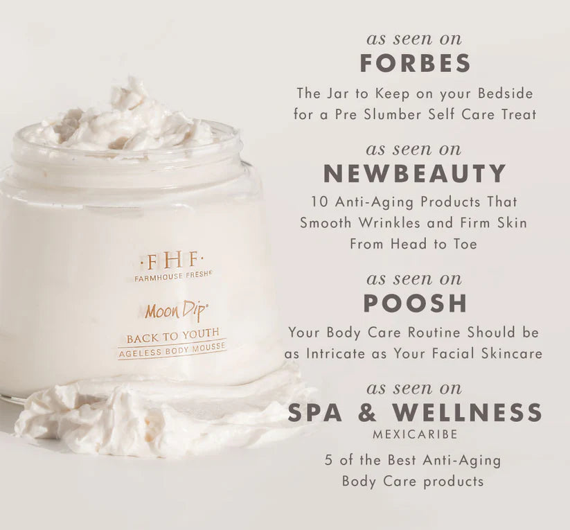 Farmhouse Fresh Moon Dip Ageless Body Mousse