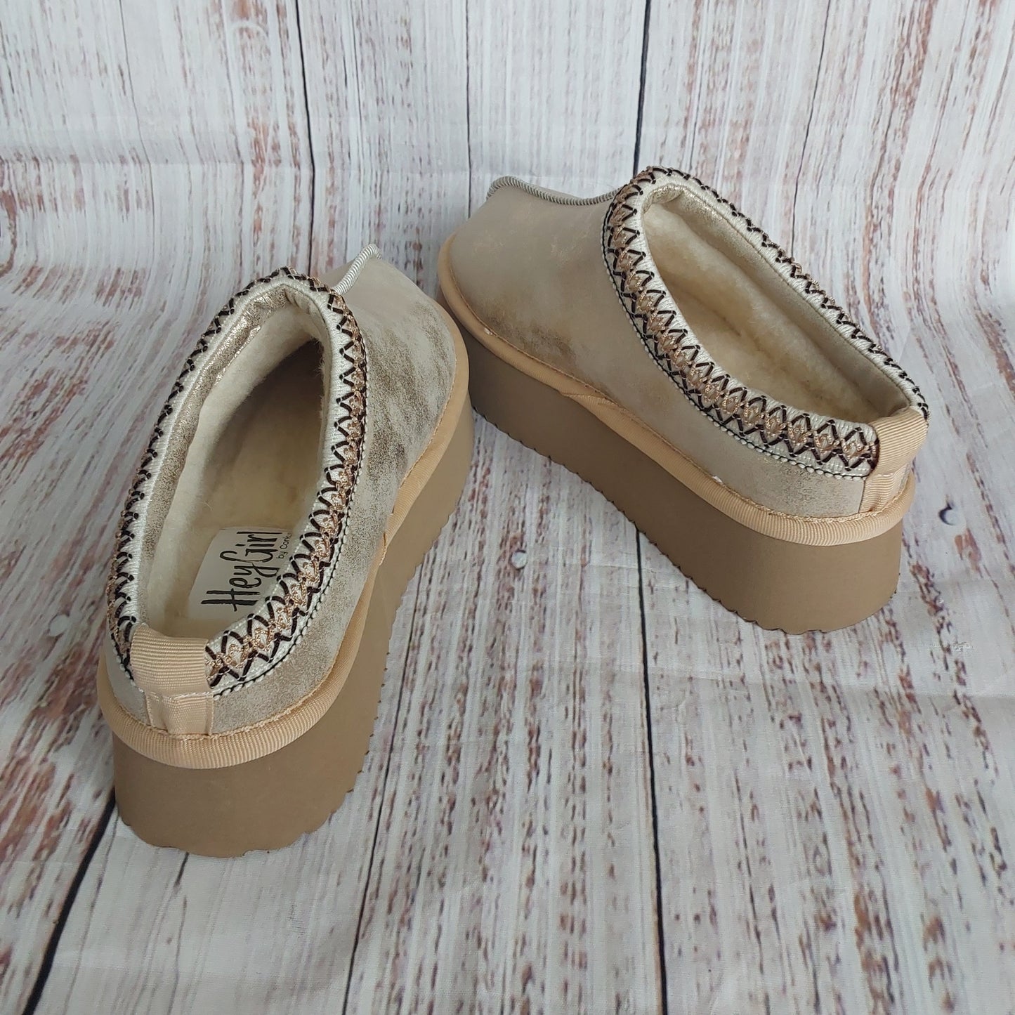 Corkys Pillow Talk-Washed Gold Metallic