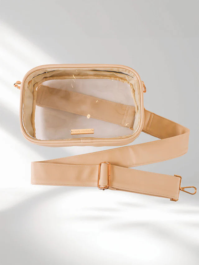 Simply Southern Leather Stadium Crossbody Bag
