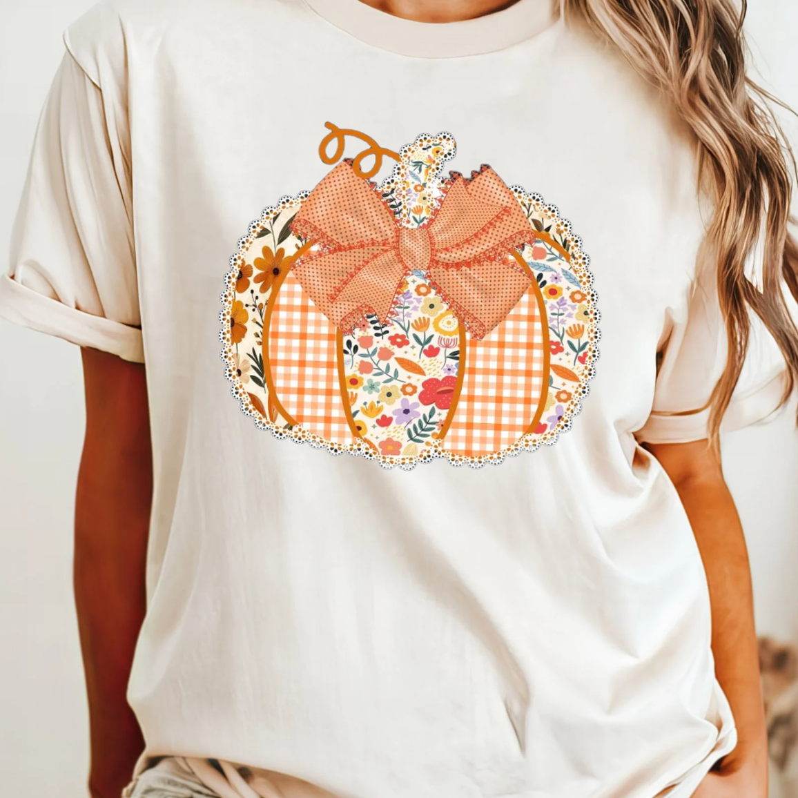 Women's fall and Christian graphic T-shirts and crewneck sweatshirts 