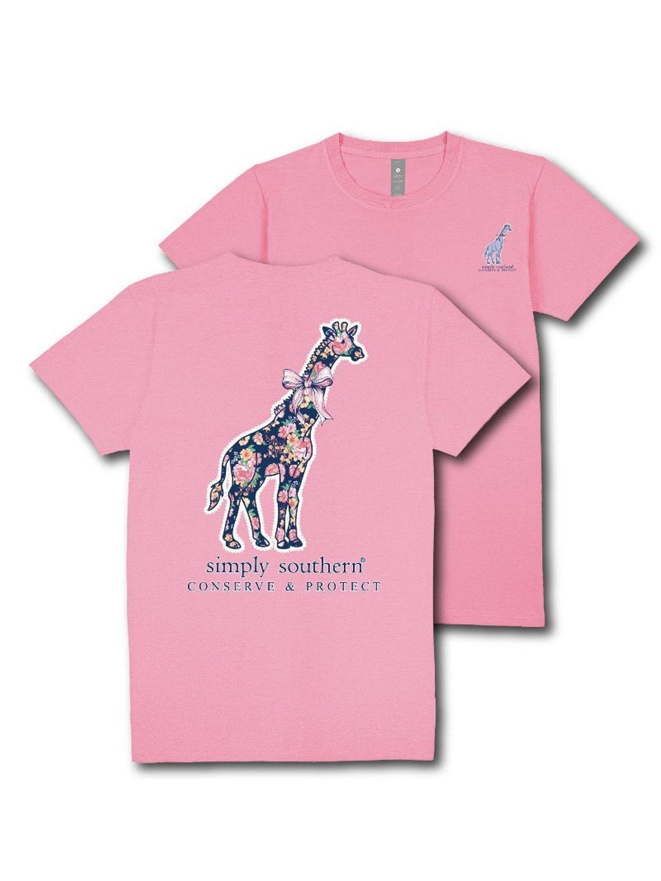 Simply Southern Giraffe Tracking T-shirt