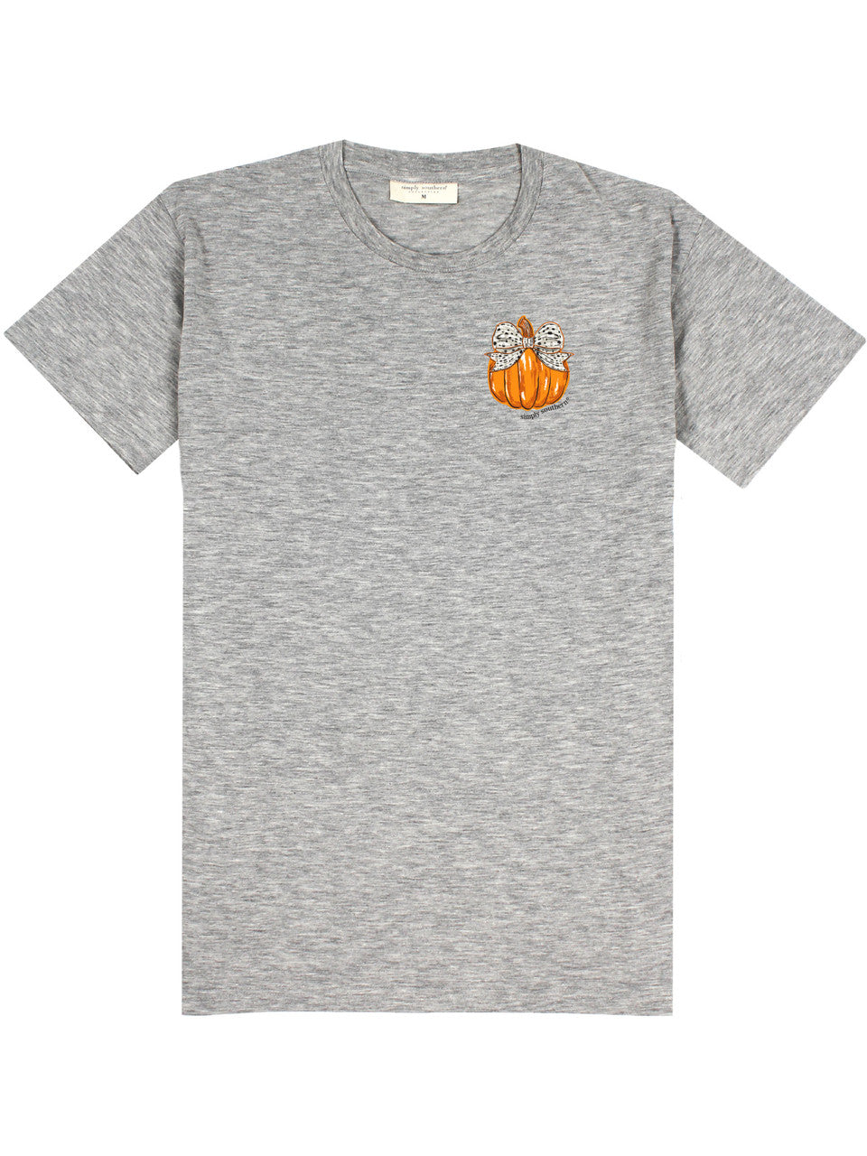 'Pumpkin Bow' Short Sleeve Tee by Simply Southern