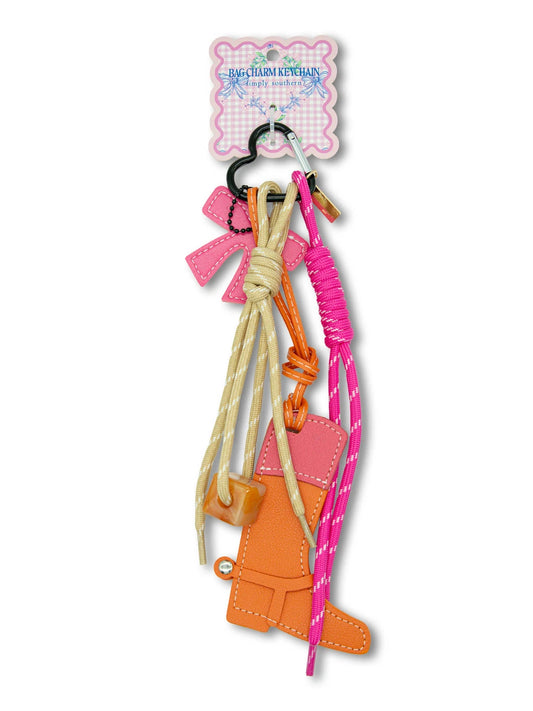 Simply Southern Bag Charm Keychain