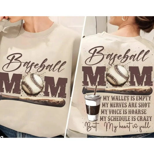 Baseball Mom Short Sleeve T-shirt