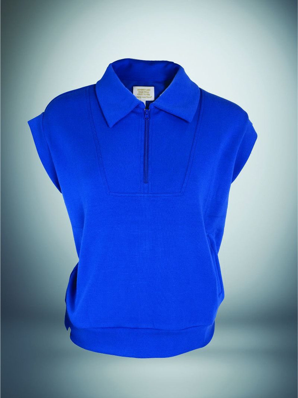 Simply Southern Royal Blue Tess Zip Up Top