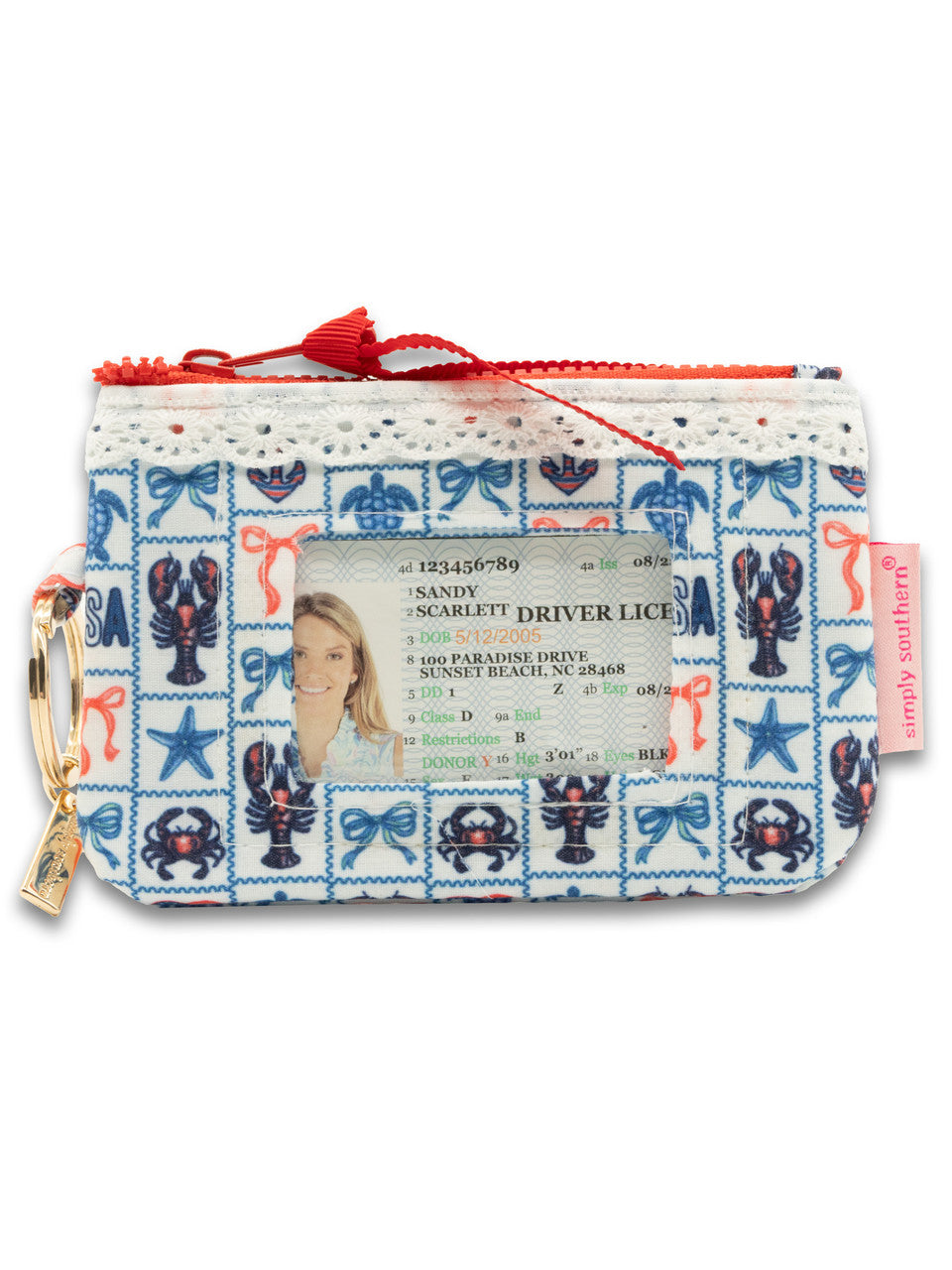 Simply Southern Lace ID Wristlet
