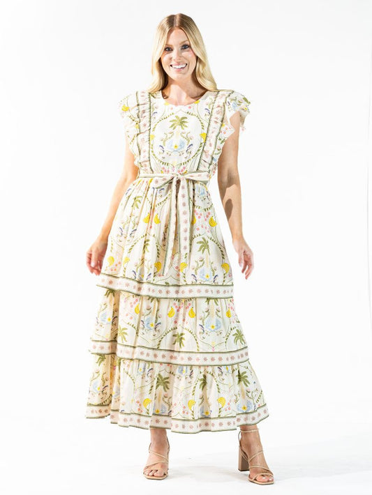 Simply Southern Cabana Tiered Dress