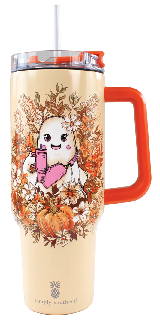 Simply Southern Fall Ghost 40 oz Tumbler