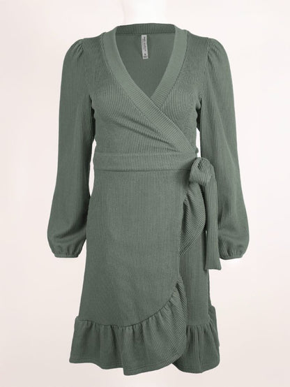 Simply Southern Wrap Dress - Jade