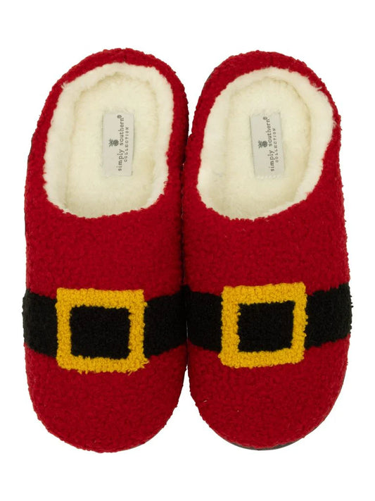 Simply Southern Santa Belt Slippers