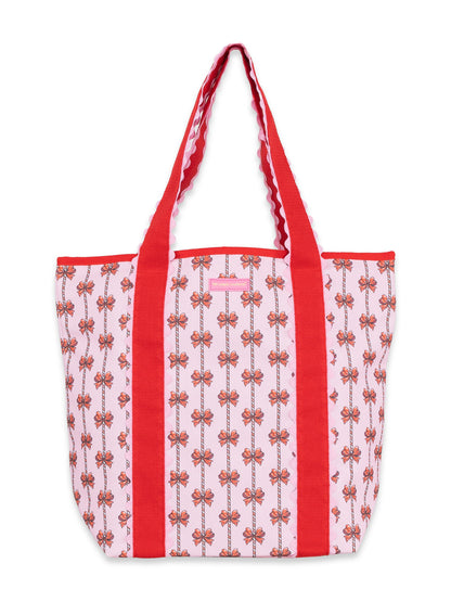 Simply Southern Scalloped Holiday Tote Bag