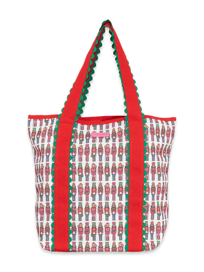 Simply Southern Scalloped Holiday Tote Bag