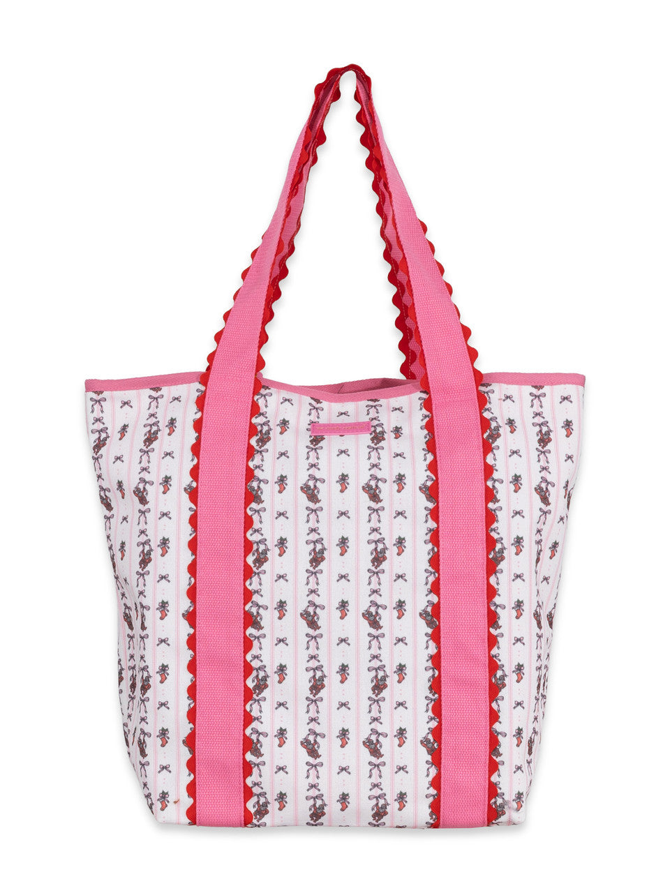 Simply Southern Scalloped Holiday Tote Bag