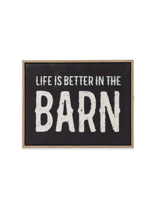 Simply Southern Canvas Wall Art - Barn Life