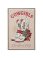 Simply Southern Canvas Wall Art - Cowgirl Christmas
