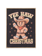 Simply Southern Canvas Wall Art - YeeHaw Gingerbread Man