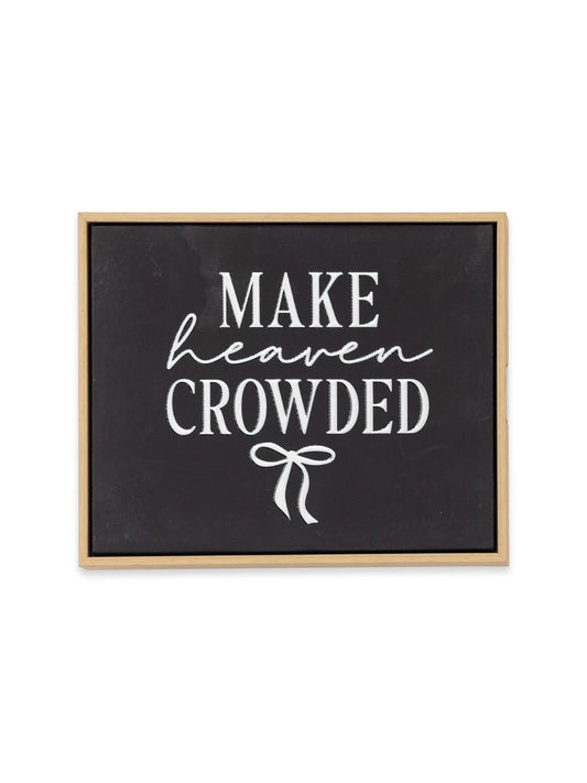 Simply Southern Canvas Wall Art - Heaven Crowded