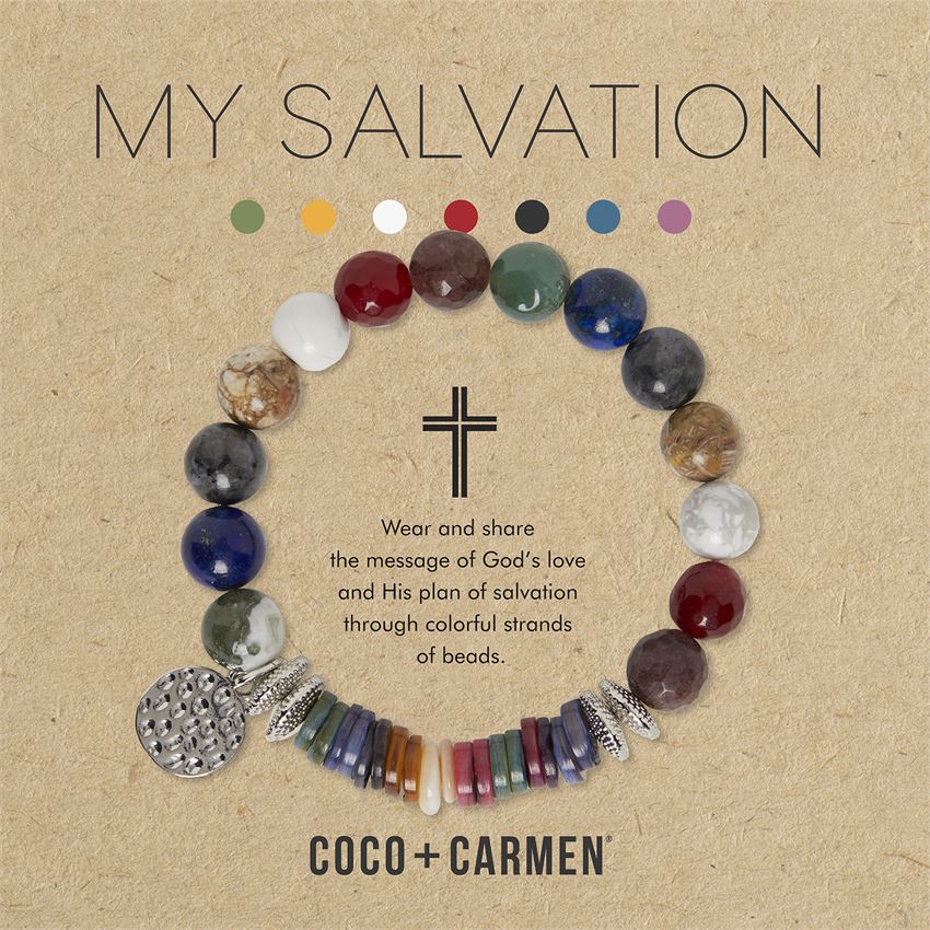 Salvation Bracelet - Deep Tones - Beads