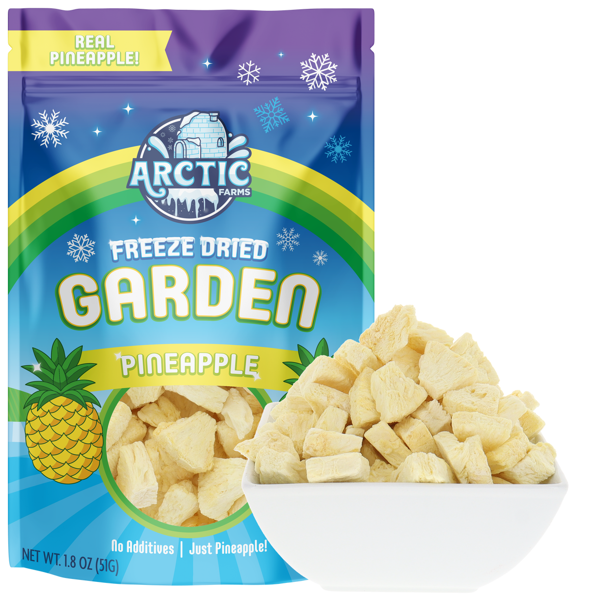 Freeze Dried Pineapple