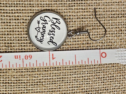 Handmade Blessed Grammy Earrings