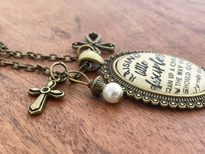 Raising Little Disciples Proverbs 22:6 Necklace