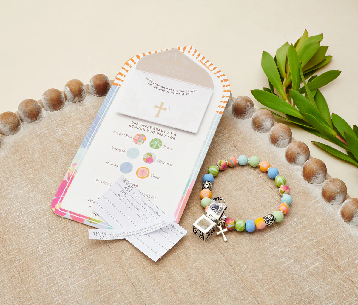 Multi-Pastel Prayer Bracelet