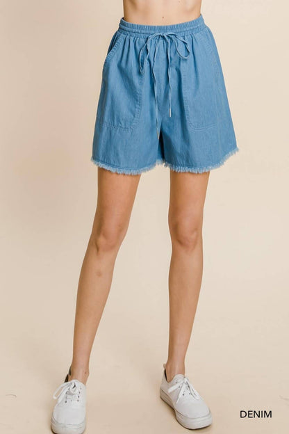 Cotton Bleu Classic Everyday Women's Denim Shorts