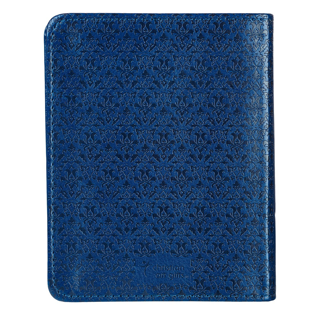 Faith's Checkbook Navy Blue Faux Leather One-Minute Devotions