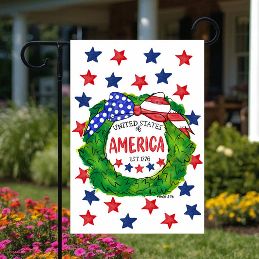 United States of America Garden Flag
