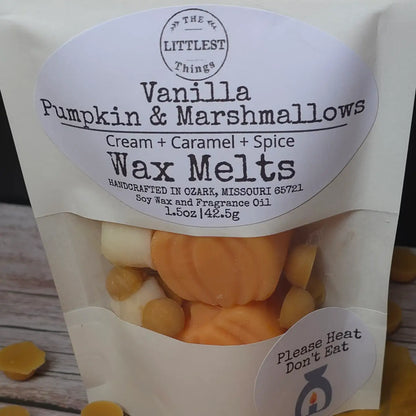 Vanilla Pumpkin Marshmallow Fall Wax Melt