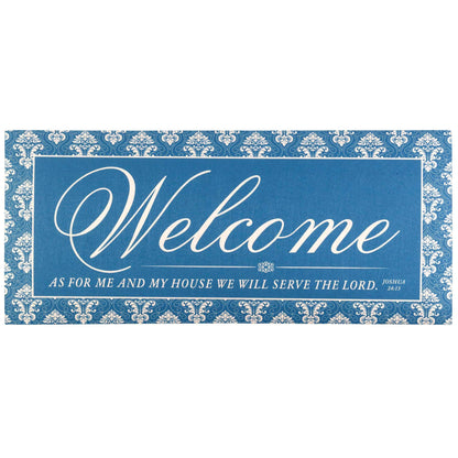 Doormat Insert - Welcome - As for me and my house