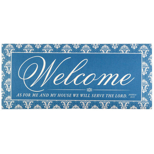Doormat Insert - Welcome - As for me and my house