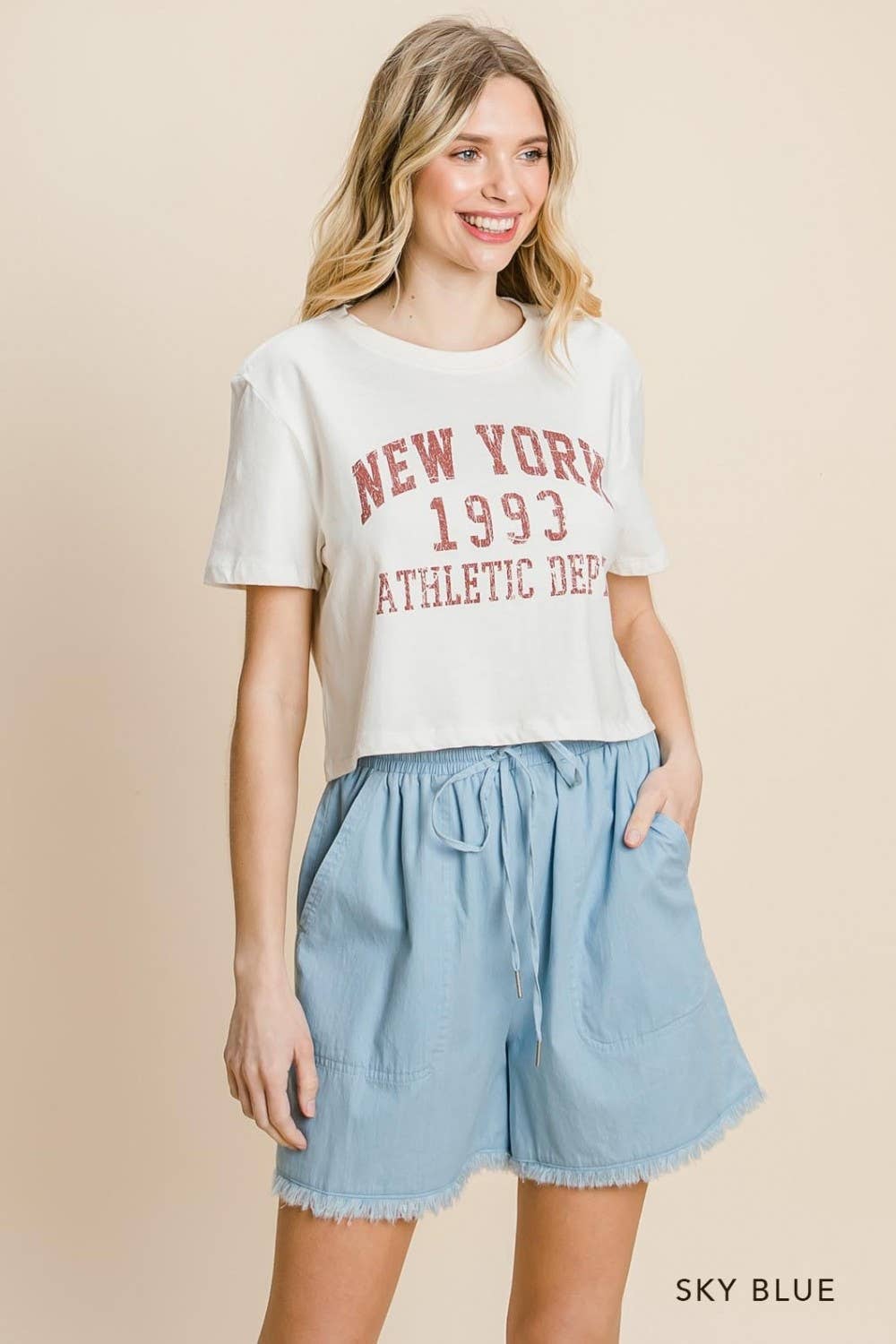 Cotton Bleu Classic Everyday Women's Denim Shorts