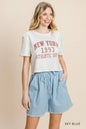 Cotton Bleu Classic Everyday Women's Denim Shorts