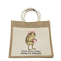 First of all jesus thinks im a delight: Frog Bible Bag