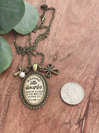 Raising Little Disciples Proverbs 22:6 Necklace