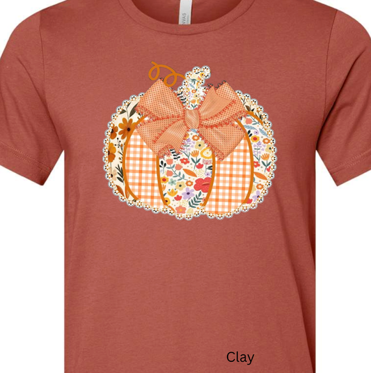Ditsy Flower Pumpkin Tee