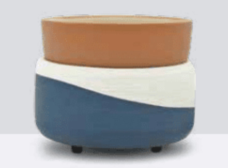 Terracotta & Navy Modern Wax Melter